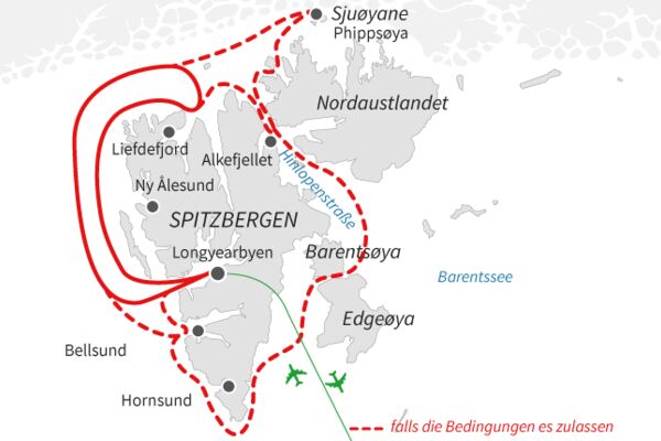 Höhepunkte Spitzbergens - Polaris Tours